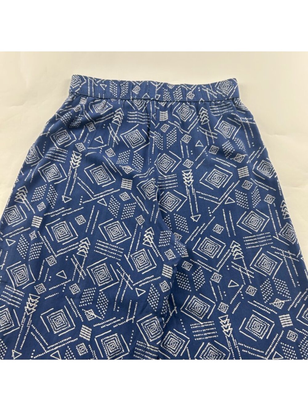 Mossimo Blue Diamond Batik Print Lightweight Wide Leg Lounge Pant M - Picture 5 of 5